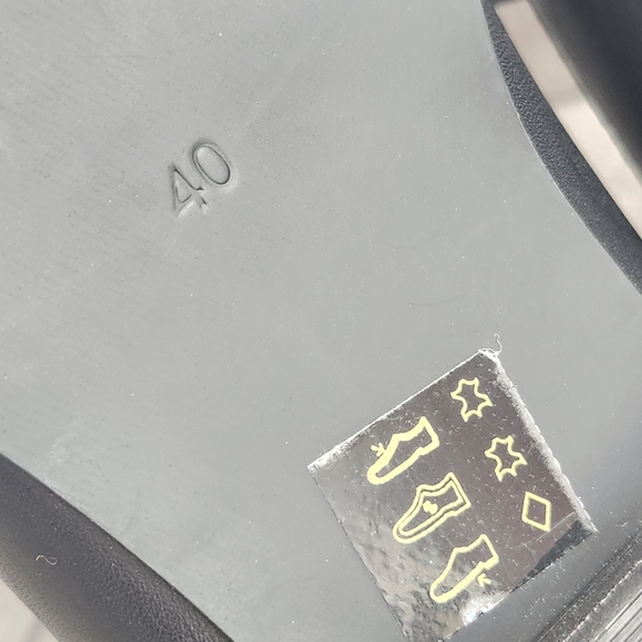 Reiss Dress Loafers 9.5 Black Leather Angela Apron Toe CBK Carolyn New $275 - Picture 16 of 16